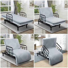 Electric Lift Bed for Seniors with OneTouch Backrest Lift & Wired Remote Control