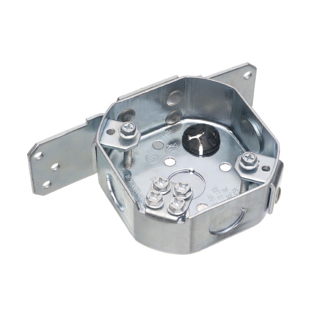 Arlington FBS420S Steel 2″ Depth Fan & Fixture Box with Side Mounting Bracket