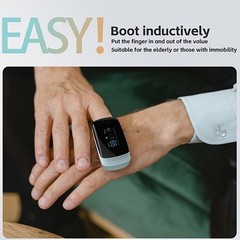 Rechargeable Pulse Oximeter Fingertip Oxygen Monitor Fingertip w/SpO2 Pulse Rate