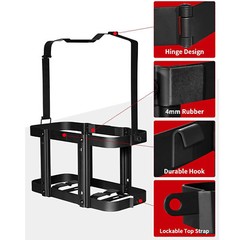 Strength Jerry Can Holder Bracket Mount Steel Rack For Fuel Oil Tank 20L 5.28Gal