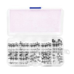 120 Pcs Fast-Blow Glass Fuses Assortment Kit 125V 5 x 20 mm & 3.6 x 10 mm