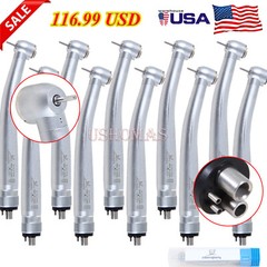 10* Yabangbang Dental High Speed Handpiece Push Turbine 4 Hole Fit NSK Pana Max