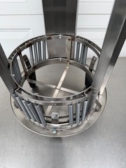 Lakeside Open Frame Drop-in Dish Dispenser Model 4010 9-1/4-10-1/8