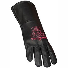 Tillman 44 ONYX 100% Top Grain Black Kidskin TIG Welding Gloves X-Large