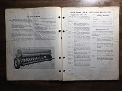 John Deere FB-B Fertilizer Grain Drill Predelivery Inst Manual PDI-M15890M 10/58