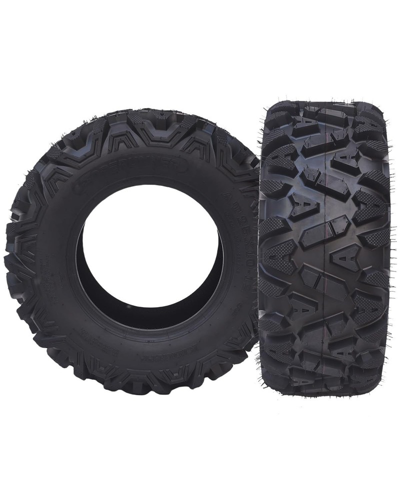27×8-12 ATV UTV Tires All-Terrain Off-Road Mud Trail Tubeless Set of 2