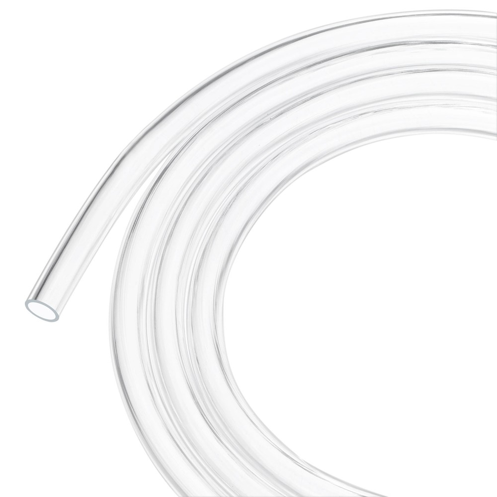 Clear Plastic Tubing, 0.24Inch(6mm) ID 0.32Inch(8mm) OD, 10ft(3.0m) Length