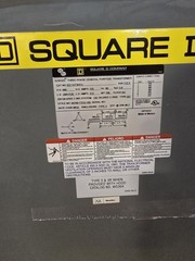 Square D 112.5 KVA Transformer 480V to 208Y/120V 3PH EE112T3HCU Copper CU