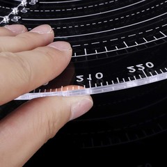 300mm/11.8 Inch Round Center Finder Compass Wood Turners Lathe Clear Acrylic