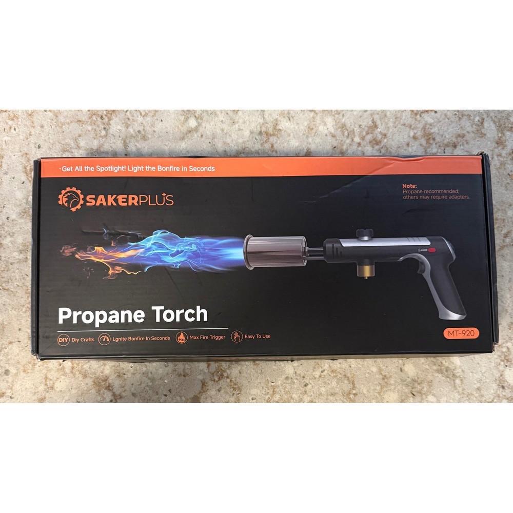 Saker Plus MT-920 Propane Torch Handheld Culinary Grill Fire Starter New