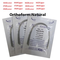 100PCS Alambre para Arco Dental NITI Rectangular Forma Natural Super Elástico