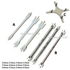 Dental Ortho Bracket Height Gauge Dental Instruments Brace Locator Positioning