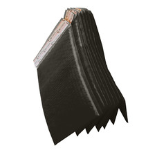 AirnDefense #2 8.5X12″ Black Poly Bubble Mailers Padded Envelope Shipping Pack