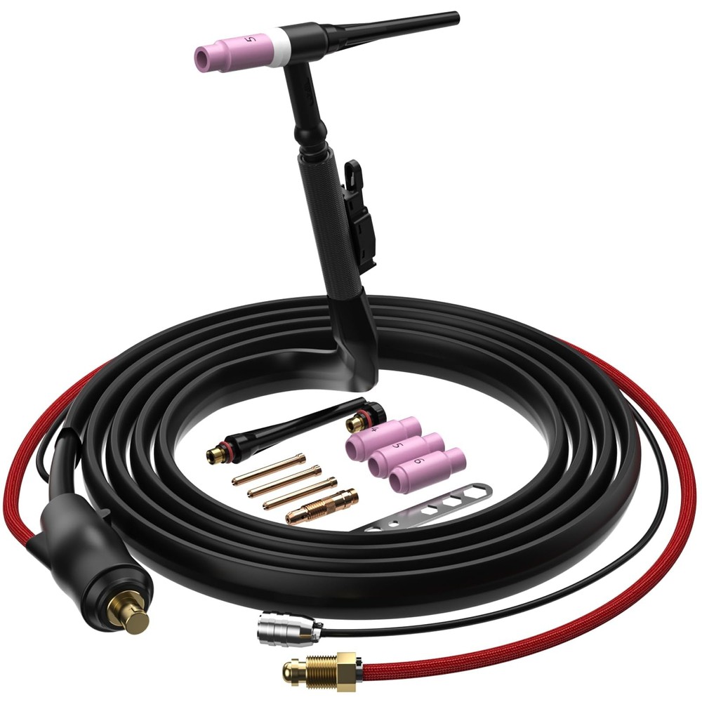 ARCCAPTAIN High Frequency Air Cooled TIG200 DC TIG Torch 13-FT 150 Amps Gun