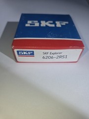8PACK SKF 6206-2RS1 made in USA, 30X62X16MM Double Rubber Seal Bearings 6206-2RS