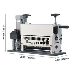 Uimoso Electric Wire Stripping Machine 370W Copper Cable Stripper 0.06”-1.57”