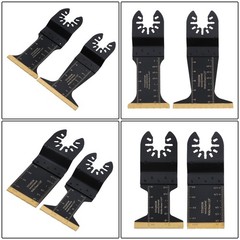 30Pcs Oscillating Tool Blades Titanium Multi Tool Blades for Metal Wood Plastic