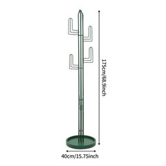 Clothing Rack Stand Freestanding Coat Rack Cactus Shape Clothing Stand