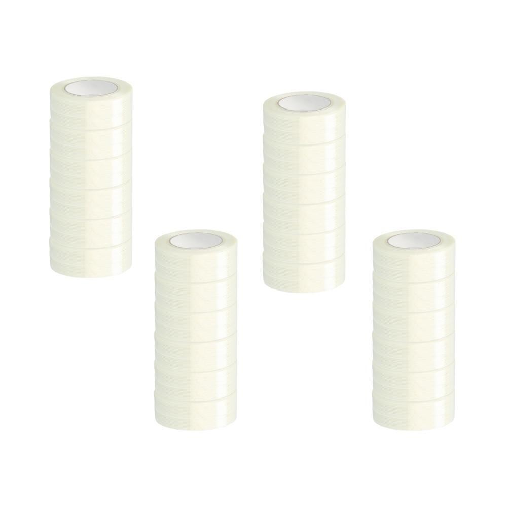 Filament Strapping Tapes 2 Inch x 60 Yards 6 Rolls 4.8 Mil Fiberglass