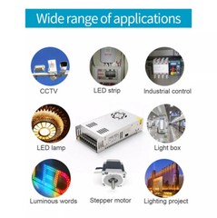 AC 110V TO DC 12V 2A 5A 10A 20A 60A 100A Switch Power Supply Transformer Driver