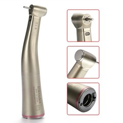 Dental 1:5 LED Fiber Optic Contra Angle Handpiece / 1:5 Cartridge Rotor Canister