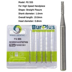 Wave Dental Carbide Burs High Speed Friction Grip FG 556 557 557L 558 Midwest