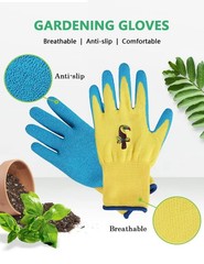 3 Pairs Gardening Gloves Kids Work Gloves Security Gloves 25 Years…