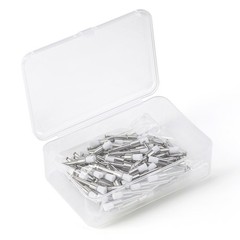100pcs/kit Dental White & Colorful Prophy Polishing Brush Nylon Flat Latch Type