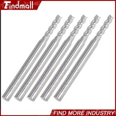 5PCS 3/32″ 4 FLUTE CARBIDE END MILL 3/8″ CUT LENGTH