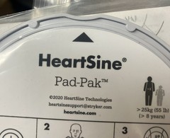 HeartSine Pad-Pak-01 Adult Samaritan Pad Cartridge 5/1/2028