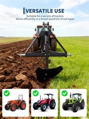 Middle Buster for Category 1, 3 Point Quick Hitch Tractors, Heavy Duty Steel