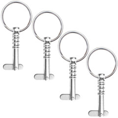 4 Pcs 1/4 Quick Release Pins Marine Grade 316 Stainless Steel Bimini Top Pins