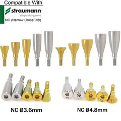 Dental Healing Abutment Closure Caps NC/RC Compatible with Straumann ITI BL/BLT