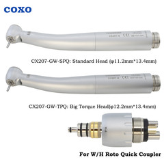 COXO Dental Fiber Optic High Speed Handpiece fit Kavo NSK Sirona Coupler 4 6Hole
