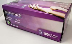 Shamrock Latex Hand Gloves Disposable Gloves Powder Free – CASE of 1,000 gloves