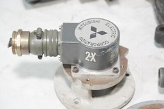 Lot of 16 rotary encoders: mostly Mitsubishi, Tamagawa OSE-5KN-6-12-108