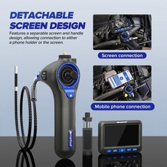 Two/Four-Way Endoscope Inspection Camera Articulating Borescope 1m Flexible Tube