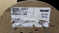 McKay Speedcor 6 S249412-629 .045 /1.2mm Welding Wire 15Kg/33Lb