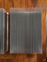 Aluminum Heatsink – 6 7/8″ L x 4 3/4″ W x 3 3/8″ H – 1/8″ Fin Spacing