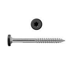 9 In. X 1 In.-7/8 In. Indian Ebony Stainless Steel Torx Drive Pan Head Composite