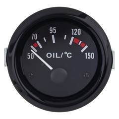 Car Oil Temp Gauge 2″ 52mm Auto Oil Temperature Gauge Meter Celsius Temp Pointer