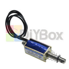 1-10x DC Solenoid Valve Electromagnet 12V Spring Push-Pull Through Type JF-0530B