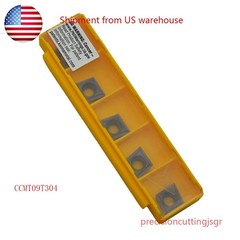 5pcs/box CCMT09T304L-F KC5010 CNC Lathe Turning CCMT3251LF Carbide Inserts USA