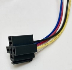 Car Relay + Harness Socket, 12VDC,40A,SPDT 5 Pin WATER RESISTANT, SHIPS FROM USA