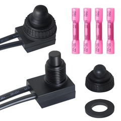 Heavy-Duty 12V Push Button Switch with Rating – 2 Pack for Complete Project