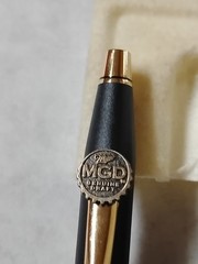 Cross Black Matte Pen & Pencil Set-Miller Genuine Draft Emblem Tested