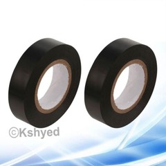 6 Rolls General 3/4″ X 20 yds Vinyl PVC Black Insulated Electrical Tape (3 Pack)
