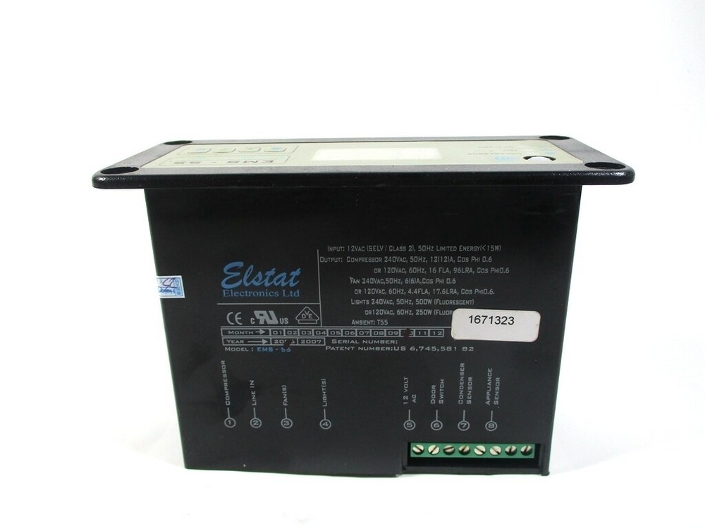 QTY:1 NEW EMS-55 Showcase Refrigerator Thermostat *MZ