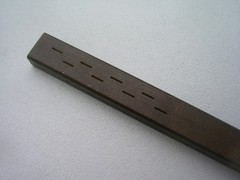 WAVEGUIDE WR22 FOR 47 GHZ 2 x 8 SLOTS ANTENNA 47.088 GHz WITH FLANGE #3664
