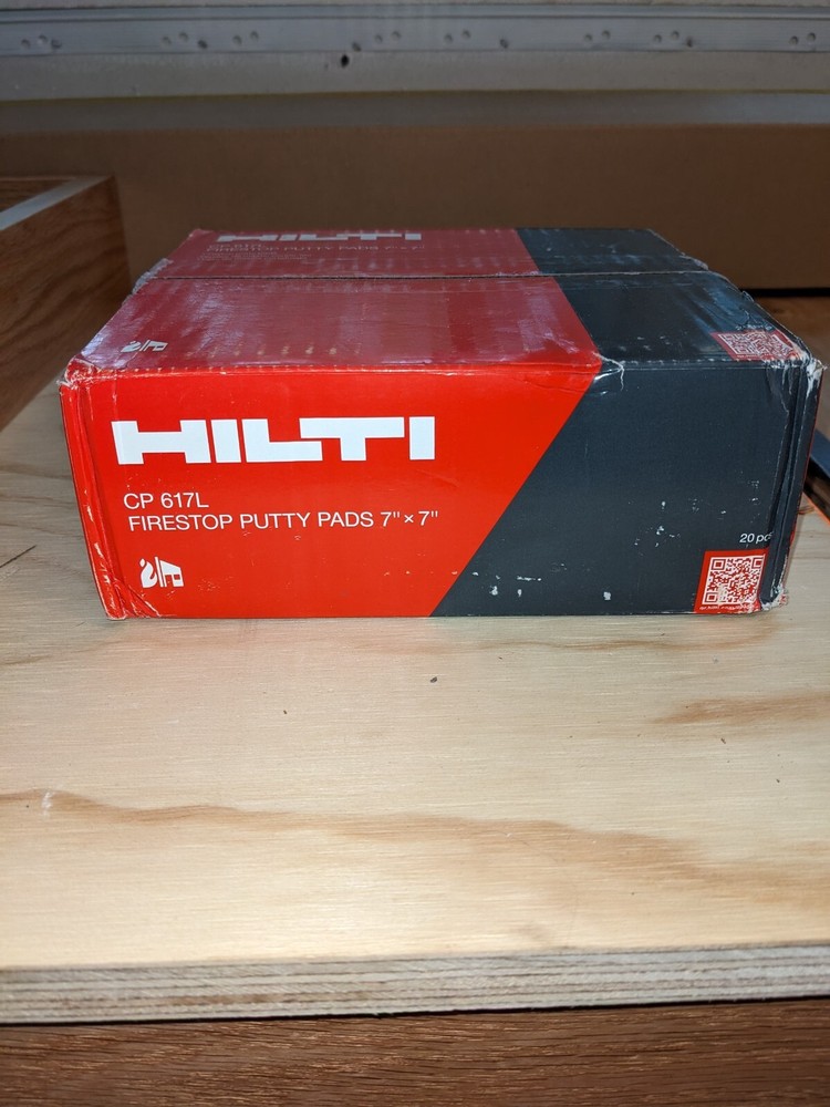 Hilti CP 617L Firestop Putty pad – 333583 OPEN BOX – NEW (20 Count ~ 1 BOX)